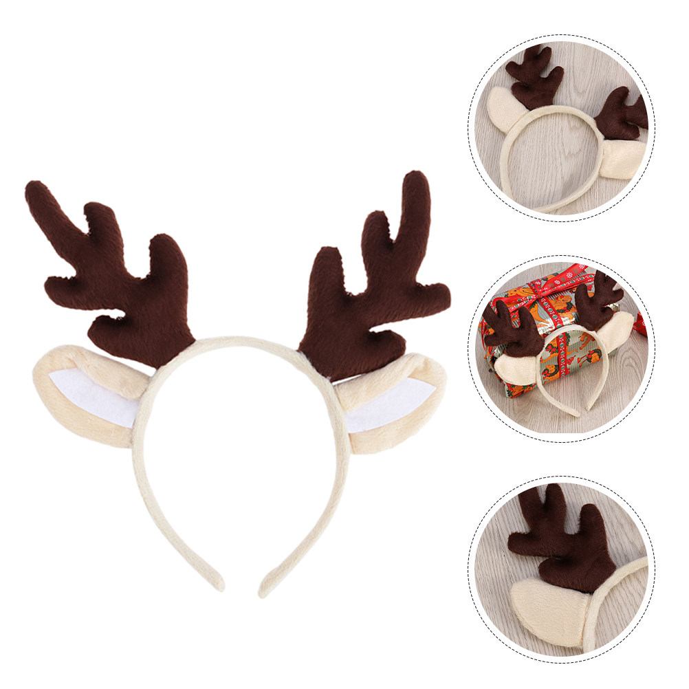 Reindeer Antlers Headband - 3 Buah Bando Tanduk Rusa untuk