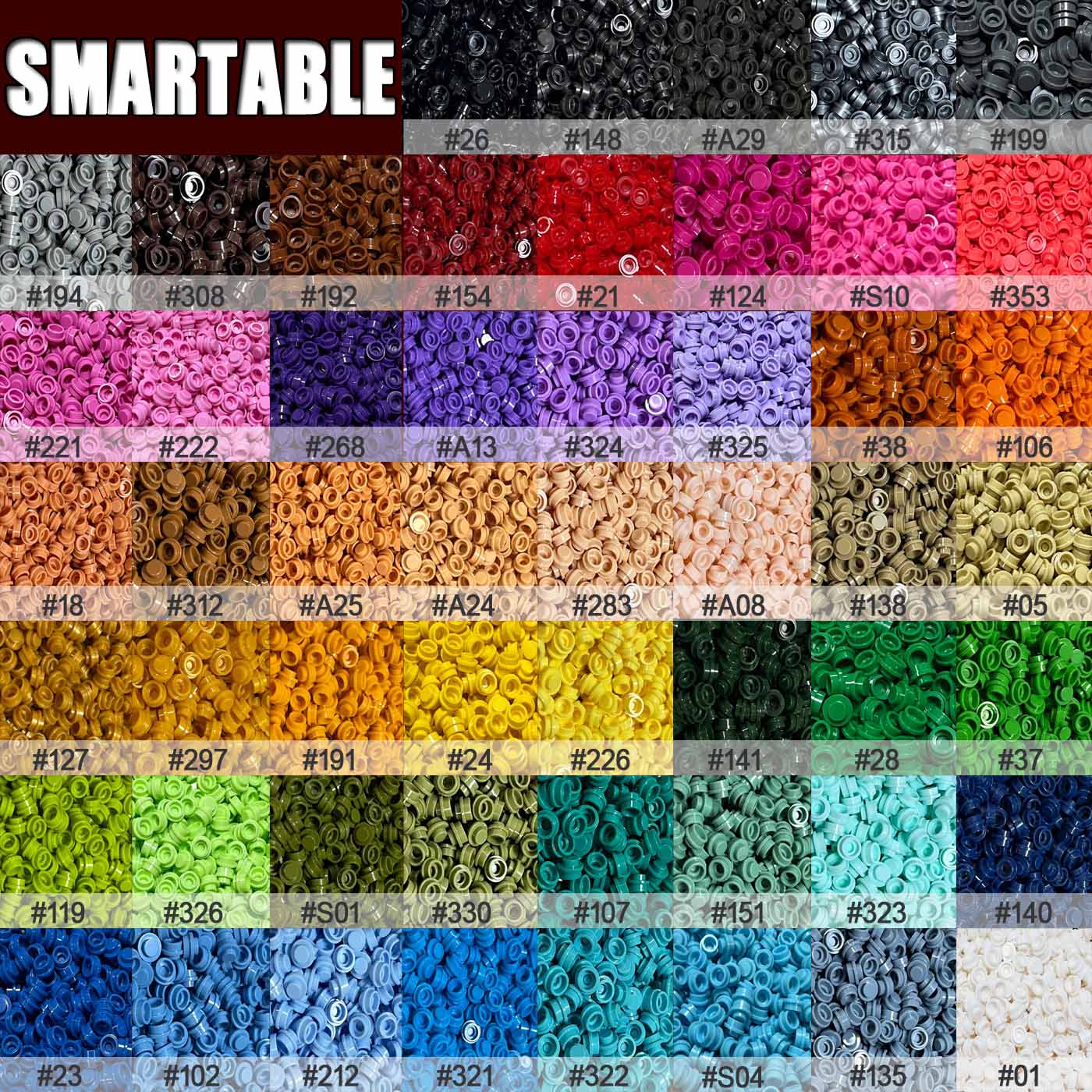 Pelat Bundar 1X1 DIY Piksel Ar - Lego Set City ulasan dan harga