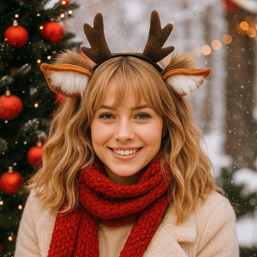 Headband Tanduk Rusa Lolita, H - Reindeer Antlers Headband ulasan dan harga