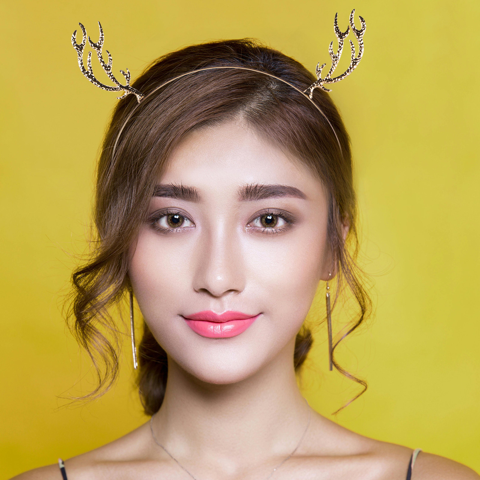 Bando Rambut Berhias Batu Rhin - Reindeer Antlers Headband ulasan dan harga